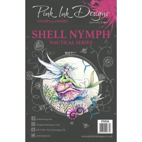 Shell Nymph - Pink Ink Designs Clear Stamps Set pi026